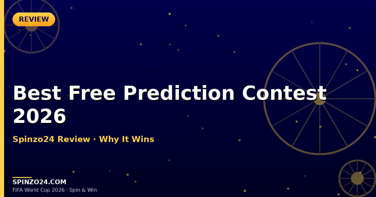 Best FIFA World Cup 2026 Prediction Contest: Spinzo24 vs Alternatives Full Review