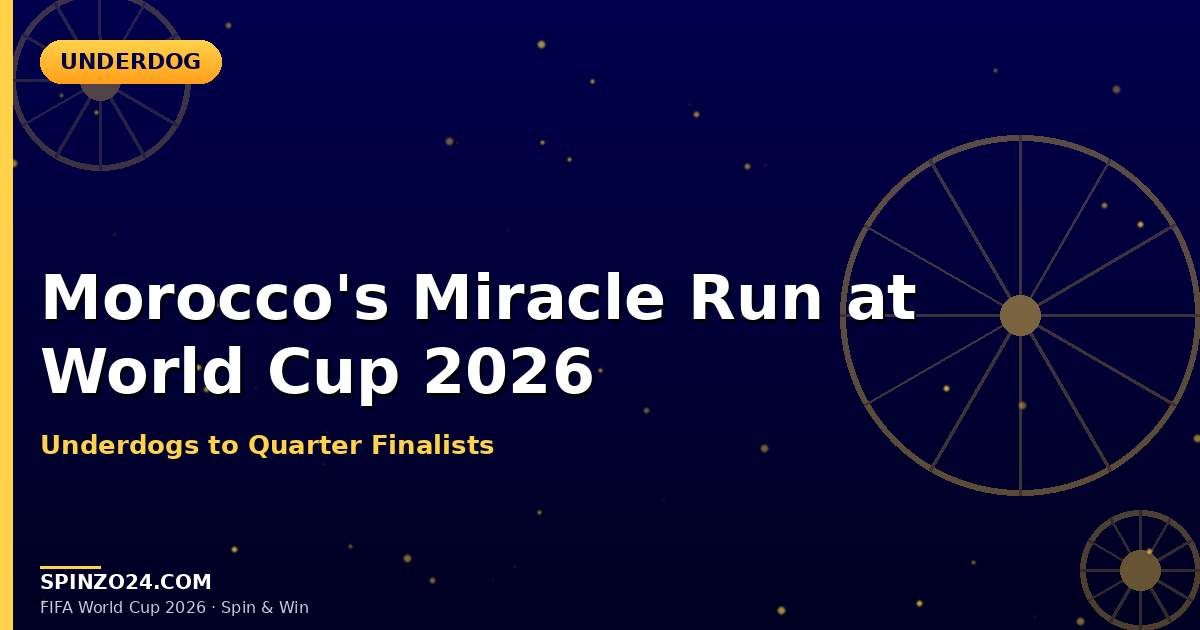 Morocco at FIFA World Cup 2026: Dark Horse Squad, Tactical Analysis & Spinzo24 Guide