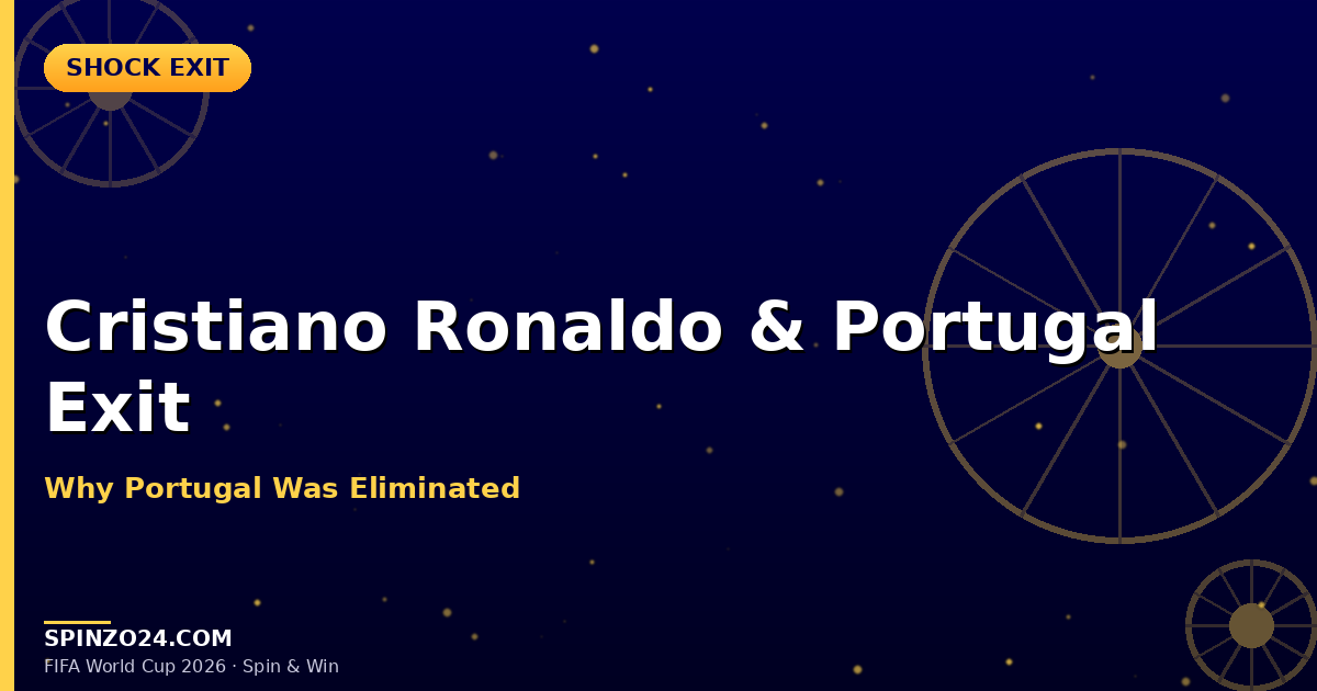 Cristiano Ronaldo at FIFA World Cup 2026: Portugal's Farewell & Spinzo24 Playbook