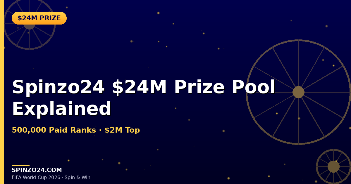 Spinzo24 Prize Pool Explained: $24 Million Distribution & Payout Structure 2026