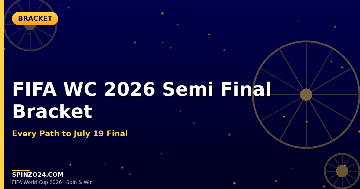 FIFA World Cup 2026 Semi-Final Bracket: Complete Path, Predictions & Spinzo24 Playbook